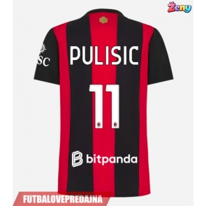 Lacne Ženy Futbalové dres AC Milan Christian Pulisic #11 2026-27 Krátky Rukáv - Domáci